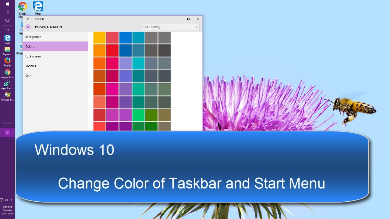 change scrollbar color windows 10